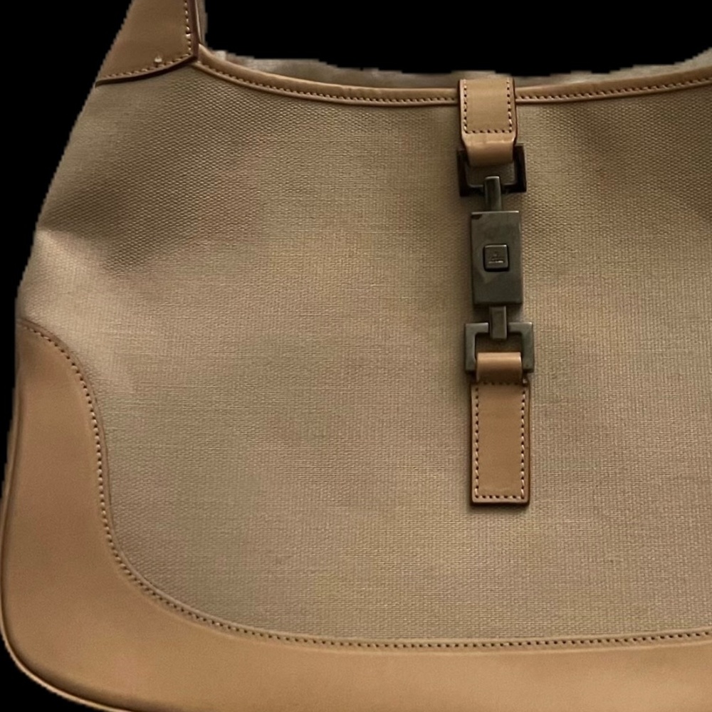 Vintage Gucci Jackie canvas hobo - Picture 6 of 6